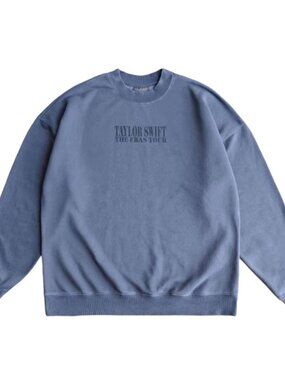 Taylor Swift | Eras Tour Crew Neck Sweatshirt Blue Gray